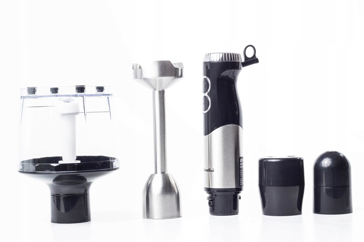 BLENDER RĘCZNY WIELOFUNKCYJNY RIWALL RB-01 6w1 TYTANOWE OSTRZA MOCNY