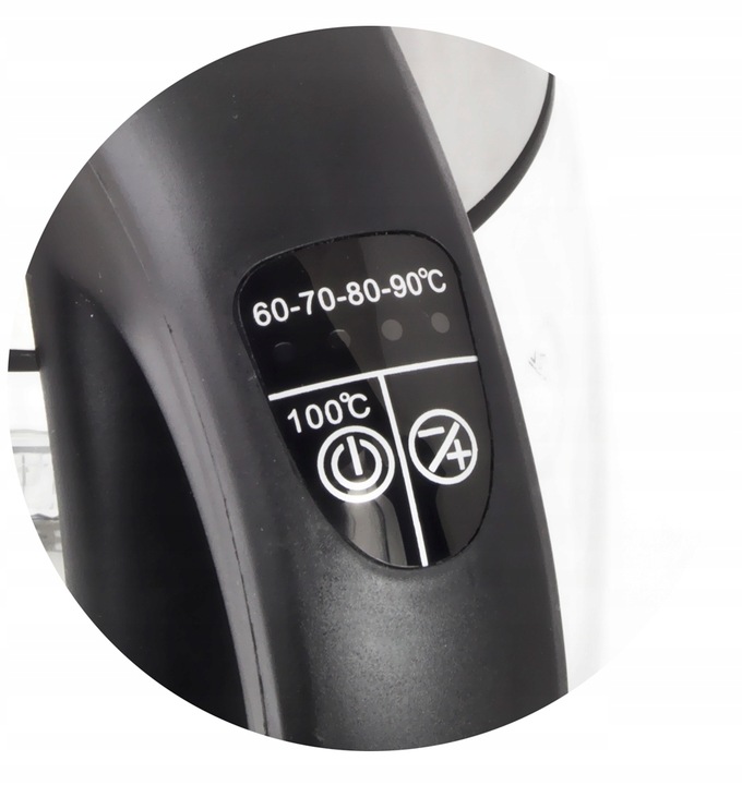 CZAJNIK ELEKTRYCZNY SZKLANY EKK026 ESPERANZA Z REGULACJĄ TEMPERATURY