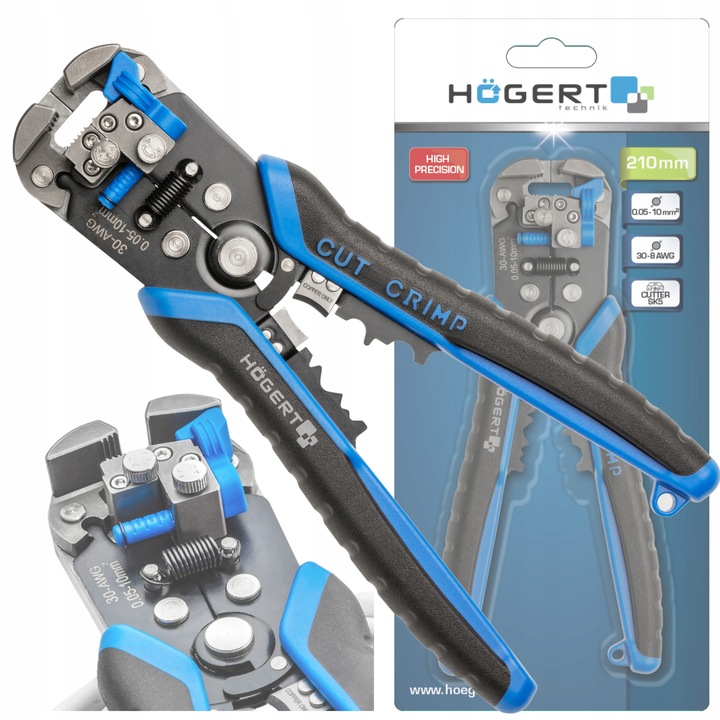 ŚCIĄGACZ IZOLACJI 0,05 - 10mm SZCZYPCE DO ŚCIĄGANIA IZOLACJI Hogert