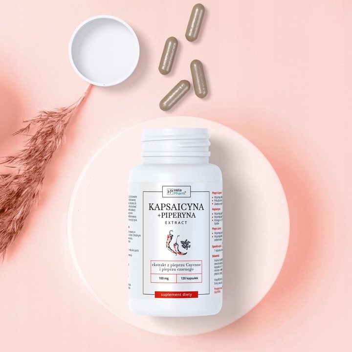 Kapsaicyna+Piperyna EXTRACT ODCHUDZANIE 120 kaps