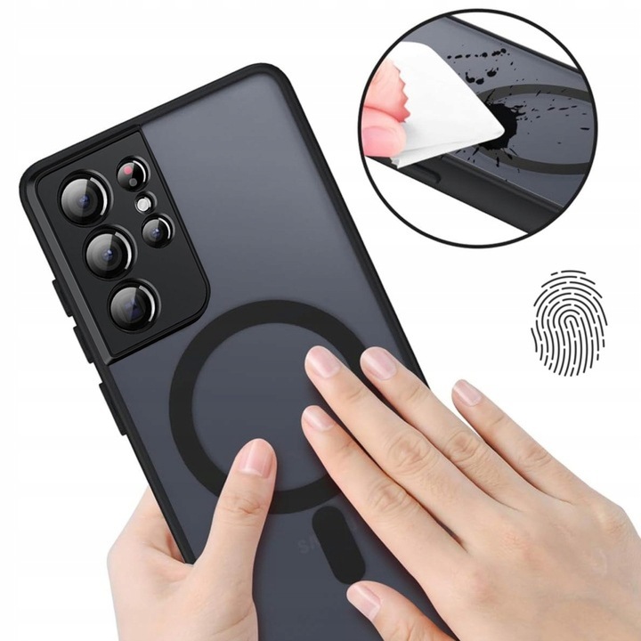 Etui do Samsung Galaxy S21 Ultra, matt case, magnetyczne do Magsafe