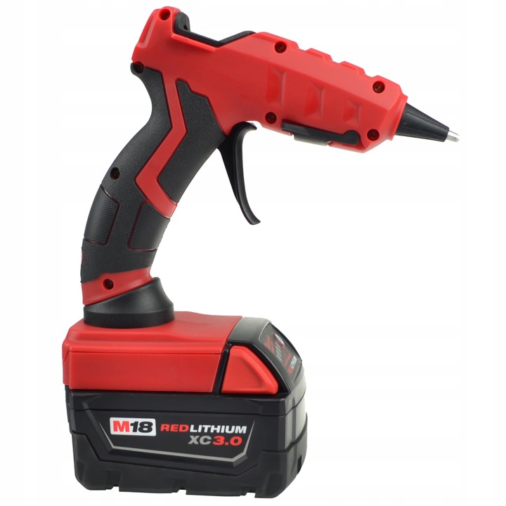 PISTOLET DO KLEJU NA GORĄCO DO BATERII DO MILWAUKEE 18V KLEJ GRATIS