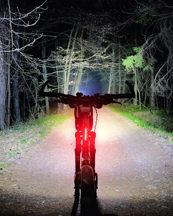 Lampka rowerowa mocna światło PRZÓD TYŁ na kierownice iLIGHT USB ZESTAW