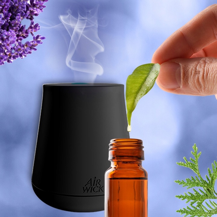 AIR WICK Aromatyczna Mgiełka Odświeżacz Powietrza Spokojna 20 ml Komplet