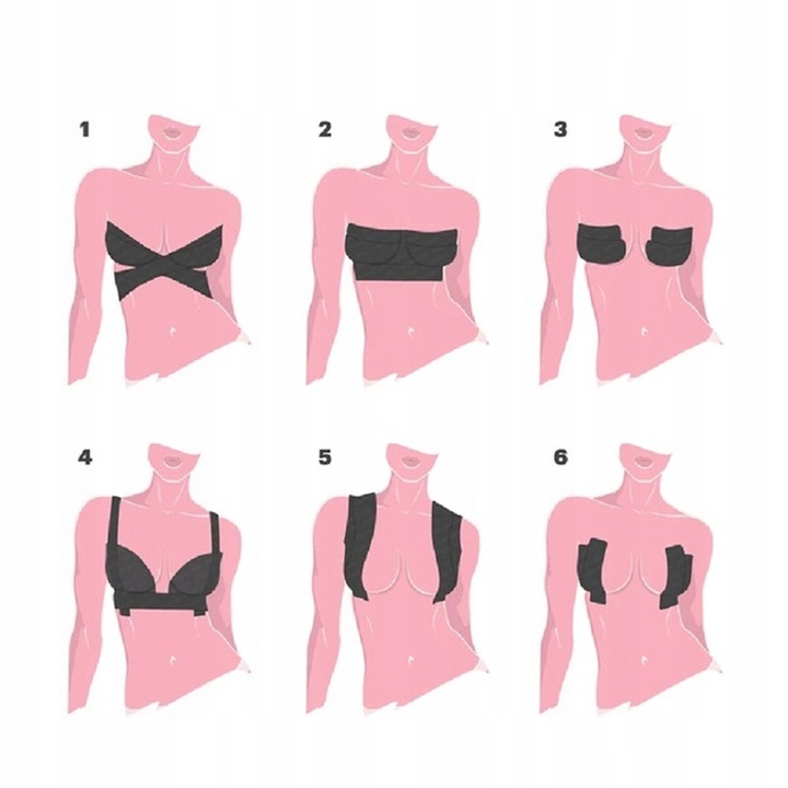2x Taśma BOOB TAPE do Biustu Modelująca Unosząca