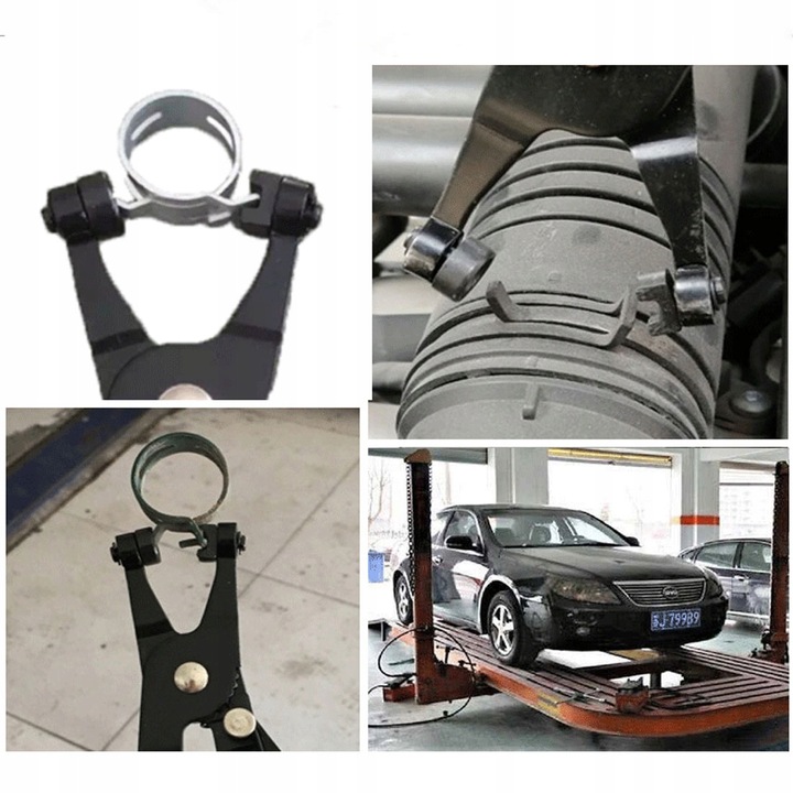 SZCZYPCE DO OPASEK ZACISKOWYCH ROZPRĘŻNYCH PROSTE ZESTAW SZCZYPIEC 2