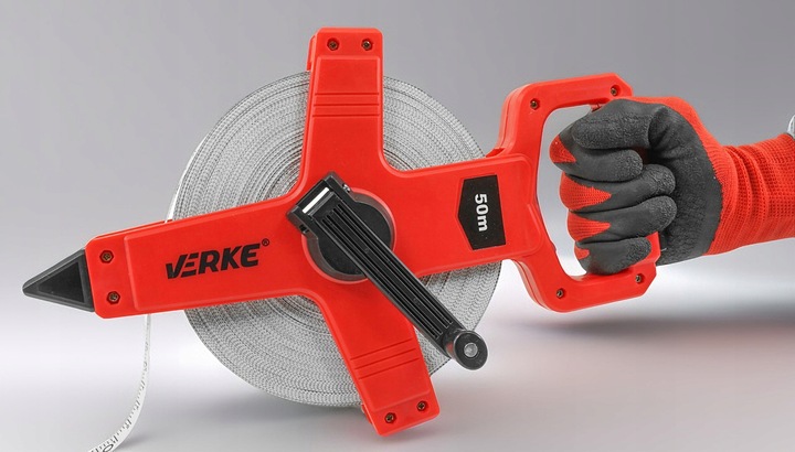 MIARA TAŚMA MIERNICZA METRÓWKA TAŚMOWA ZWIJANA MIARKA Z UCHWYTEM