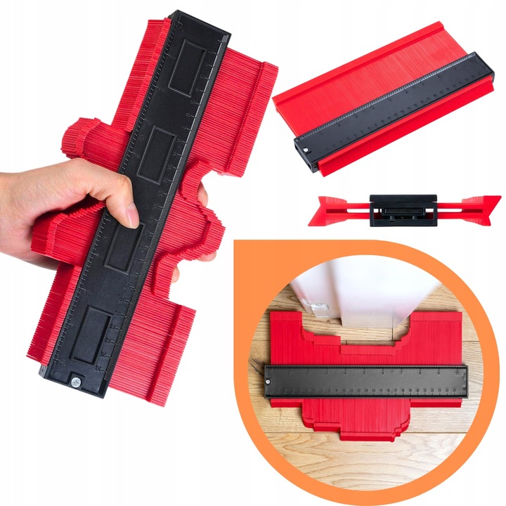 WZORNIK Konturów - Remontowy SZABLON Wykrojnik XL Znacznik do