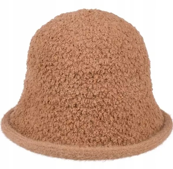 BUCKET HAT KAPELUSZ JESIEŃ ZIMA WIOSNA BOUCLE BUKLA BARANEK BEAR KOL