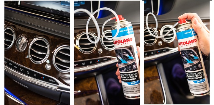 AUTOLAND ŚRODEK DO CZYSZCZENIA I DEZYNFEKCJI KLIMATYZACJI BIOBÓJCZY 400ML