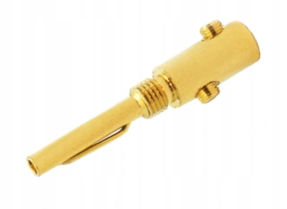 MELODIKA MDBAN4 WTYKI BANANOWE WTYK GŁOŚNIKOWY 4szt. ZŁOCONE edition