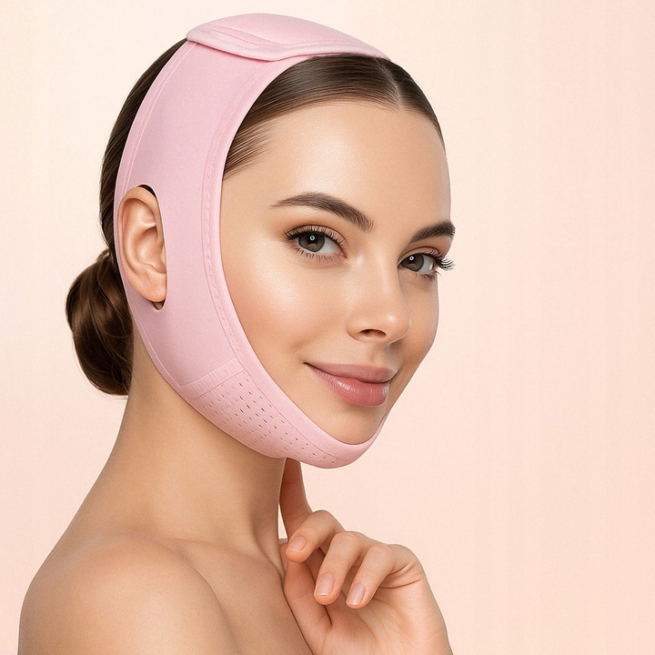 OPASKA LIFTINGUJĄCA MODELUJĄCA DO TWARZY POPRAWIAJĄCA OWAL PODBRÓDEK