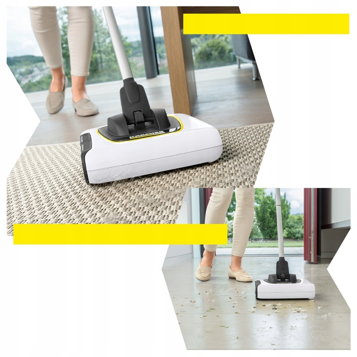 Bezprzewodowa szczotka elektryczna do czyszczenia Karcher KB 5 biała