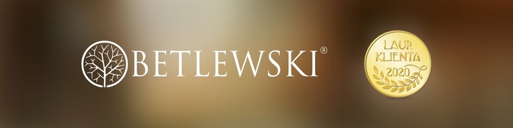 BETLEWSKI pasek skórzany męski do spodni skóra naturalna automatyczny pas