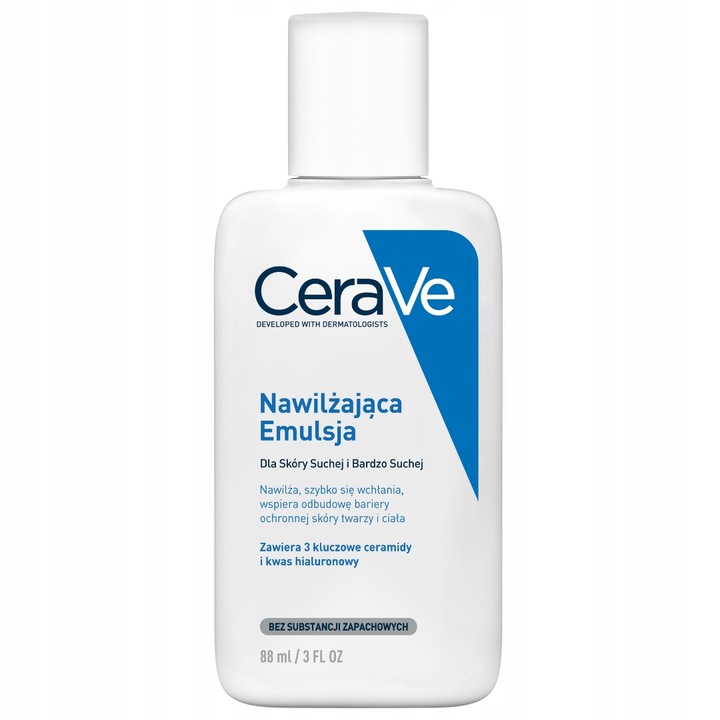 CeraVe Nawilżająca emulsja do ciała i twarzy skóra sucha 88ml TRAVEL