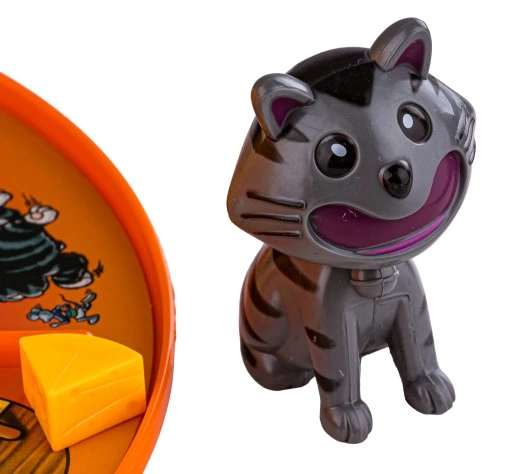 Gra Rodzinna Towarzyska Planszowa KOT I MYSZY Złap Ser Drabinki Cat & Mouse