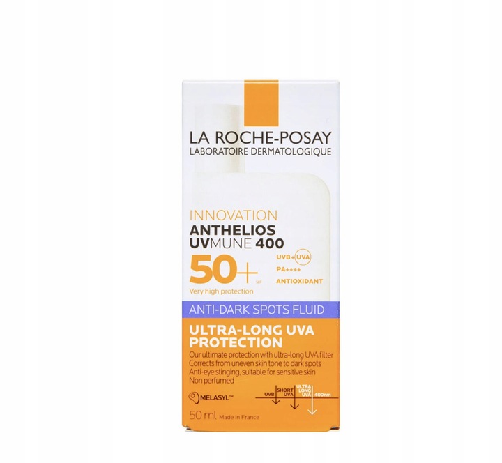 La Roche-Posay Anthelios Niewidzialny Fluid Przeciw Przebarwieniom SPF50+