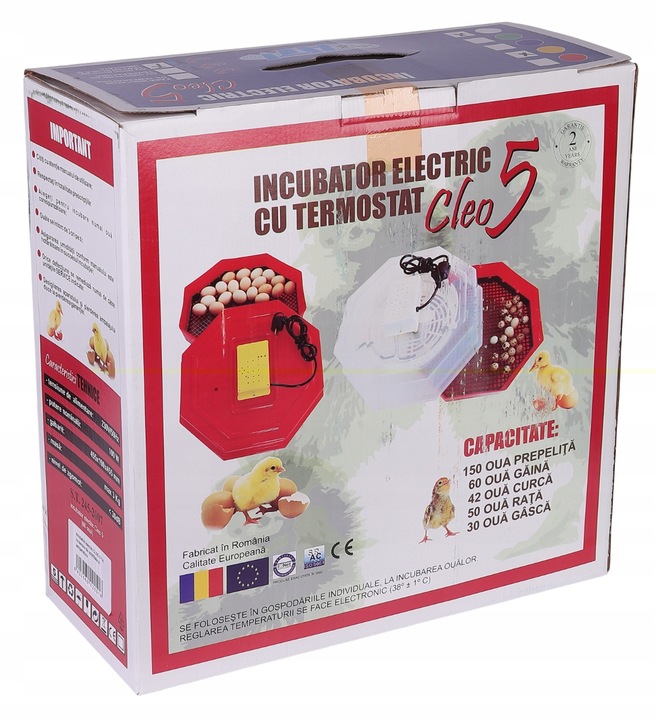 INKUBATOR 60 JAJ WYLĘGARKA KLUJNIK Cleo 5