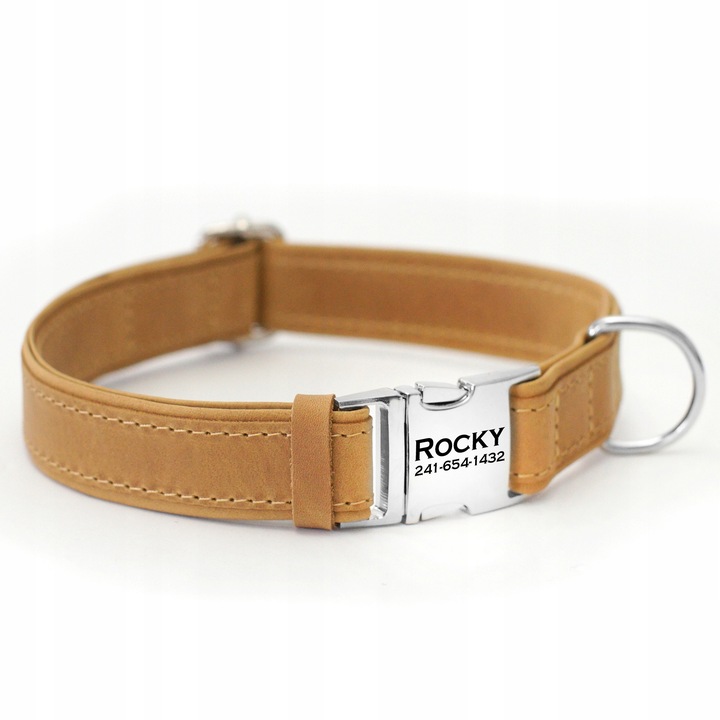 Obroża dla psa Blue z metalową klamrą rozmiar XS