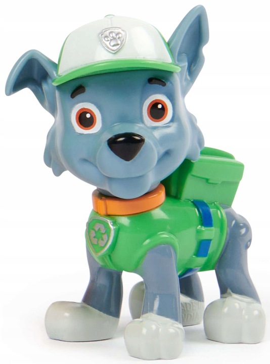 PSI PATROL 2W1 ŚMIECIARKA ROCKY FIGURKA POJAZD TRANSFORMUJĄCY ECO