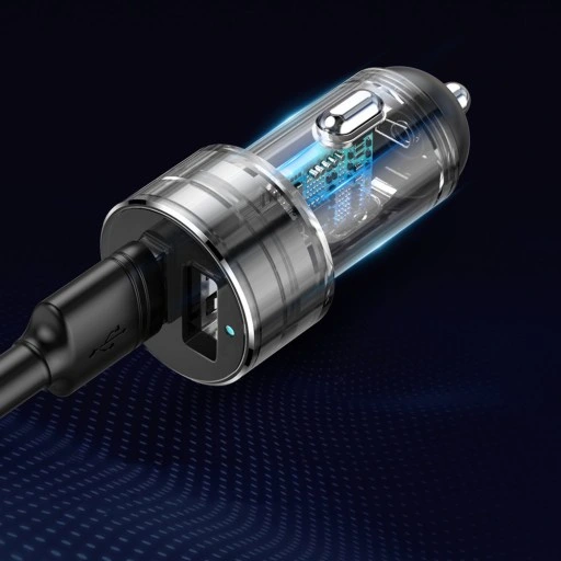 BASEUS ŁADOWARKA SAMOCHODOWA 2x USB/2x ZAPALNICZKA