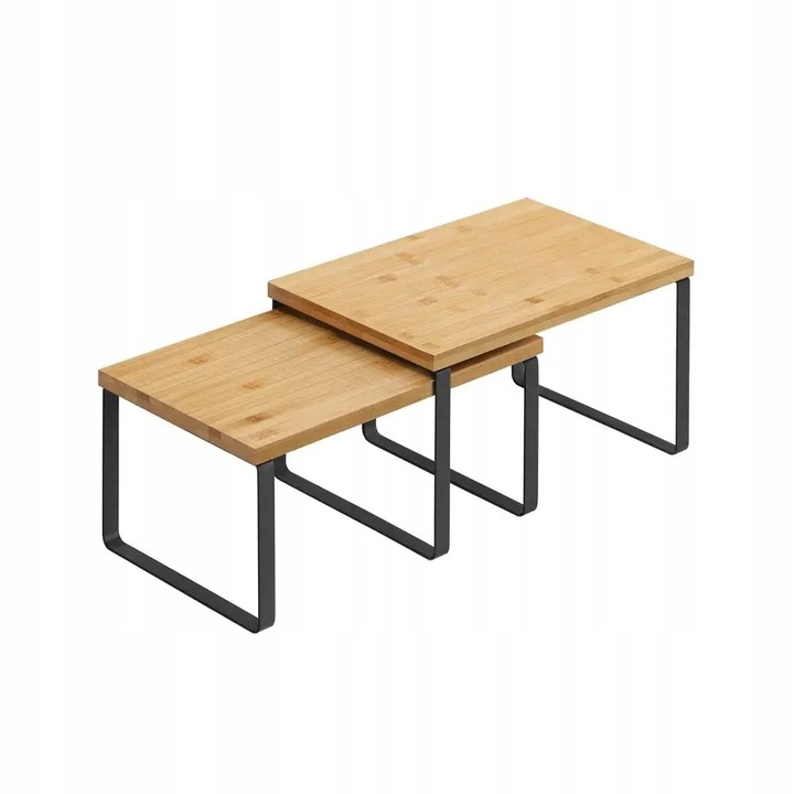 KOMPLET DWÓCH PÓŁEK kuchennych BANBUS na przyprawy do szafy STOJAK