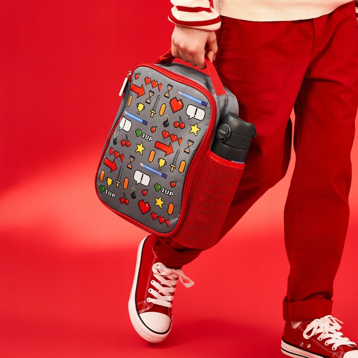 Butelka na wodę bidon dla chłopca do szkoły przedszkola Gamer Gry ION8 0,5l