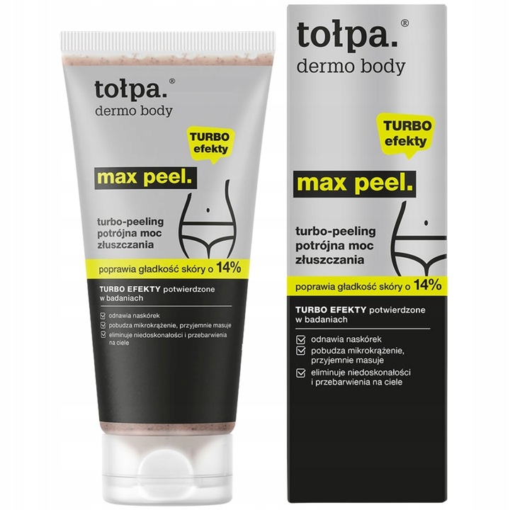 Tołpa Dermo Body Max Peel Turbo Peeling do Ciała Złuszczający 200ml