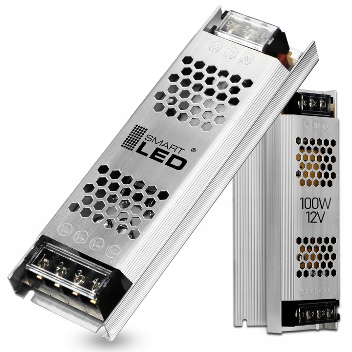Zasilacz LED 12V 100W Montażowy Modułowy do taśm MONO RGB Transformator
