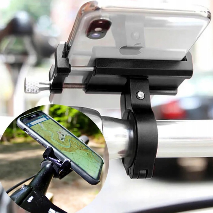 Uchwyt Rowerowy na Telefon do Roweru Trzymak Telefonu na Kierownicę Motor