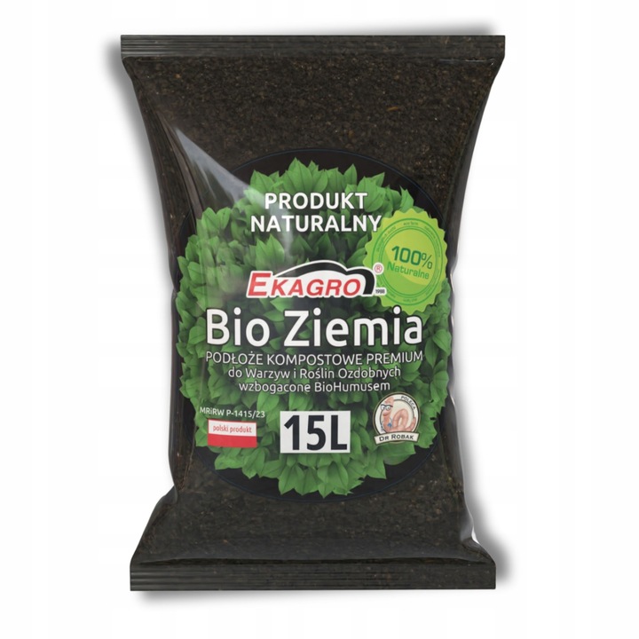 Bio Ziemia Ogrodowa Uniwersalna z EKO Nawozem Podłoże od Dżdżownic