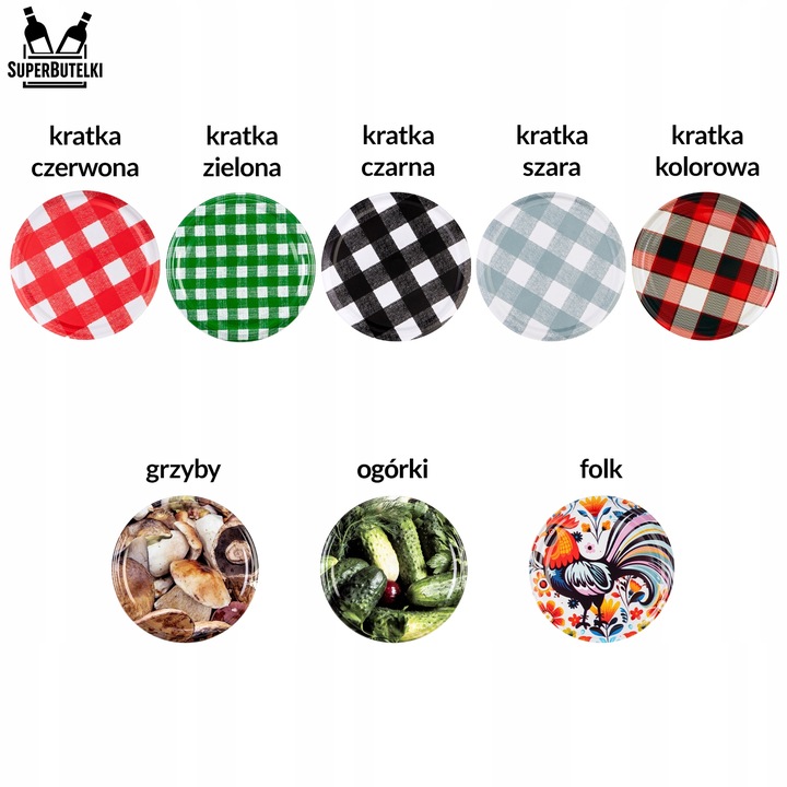 10x Słoik szklany na GRZYBY 350 ml na MIÓD DŻEM KONFITURY PASZTET +