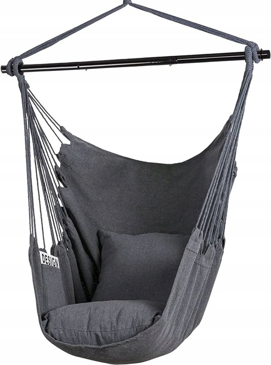 FOTEL WISZĄCY OGRODOWY BRAZYLIJSKI BUJANY HUŚTAWKA HAMAK KOKON + 2