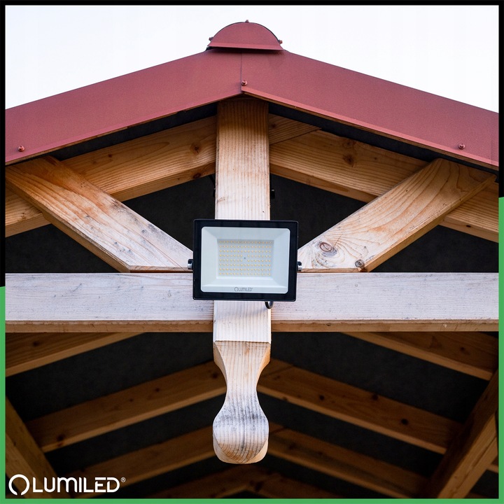 Halogen Naświetlacz Lampa LED 100W 11000 lm IP65 SUPER MOCNY 6000K