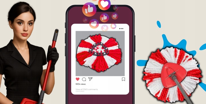 6x WKŁAD DO MOPA OBROTOWEGO VILEDA TURBO ZAPAS KOŃCÓWKA NOWY MEGA CHŁONNY