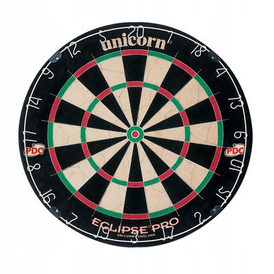 Tarcza do gry w darta rzutkami ze stalowym grotem Sisal Eclipse Pro