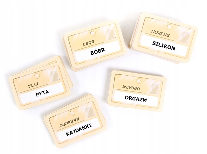 Tajniacy Bez Cenzury gra planszowa polegająca na skojarzeniach 4 - 8 osób,