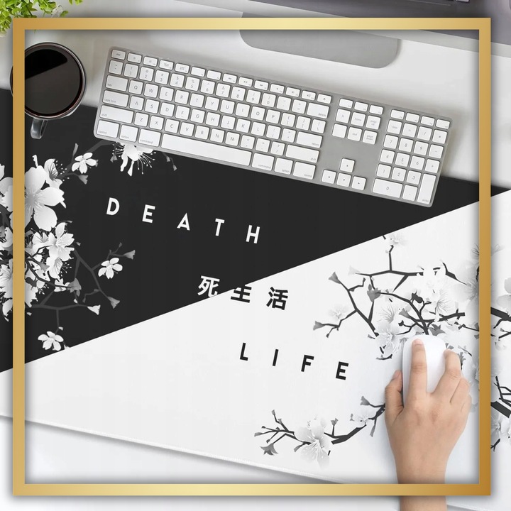 PODKŁADKA POD MYSZ MYSZKĘ I KLAWIATURĘ DUŻA GAMINGOWA 90X40CM NA BIURKO XXL