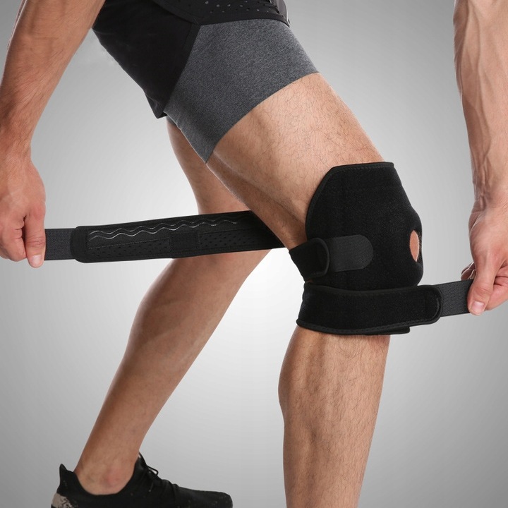 ORTEZA KOLANA Stabilizator z Usztywnieniem OPASKA STAWU KOLANOWEGO RZEPKI