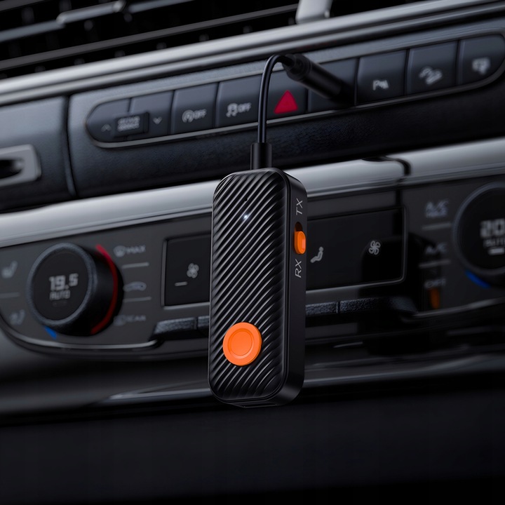 TRANSMITER ODBIORNIK NADAJNIK 2W1 BLUETOOTH 5.4 RX TX AUDIO AUX JACK