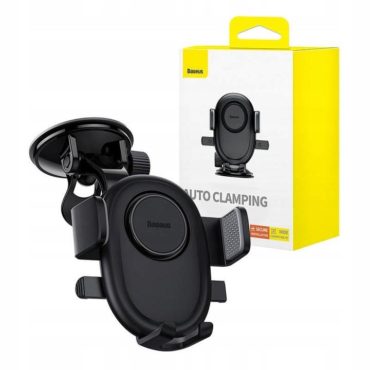 AUTOMATYCZNY UCHWYT SAMOCHODOWY BASEUS UltraControl NA KOKPIT SZYBĘ 360°