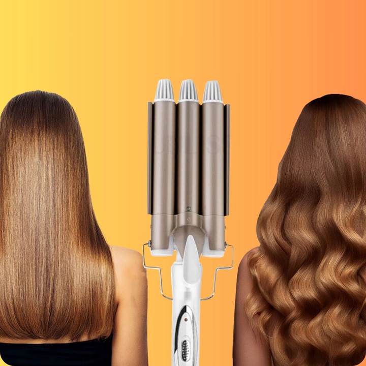 FALOWNICA DO WŁOSÓW FALE LOKÓWKA WIELOFUNKCUJNA KRĘCENIE WŁOSÓW