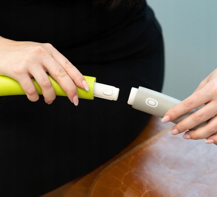 DrFit Hula Hop klasyczne składane odchudzające cardio ø100cm szaro-zielone