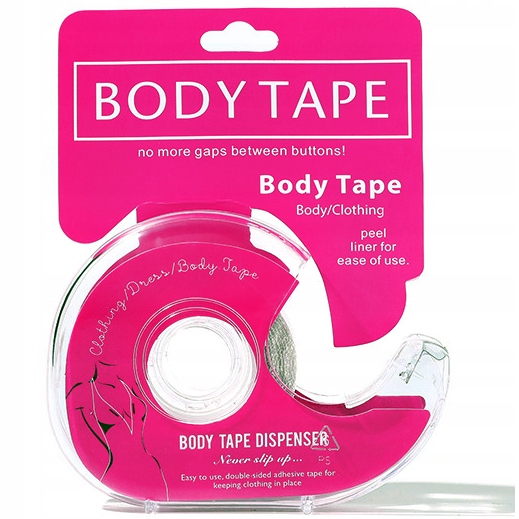 PLASTRY DO UBRAŃ I CIAŁA TAŚMA DWUSTRONNA rolka 5m nr Tu2