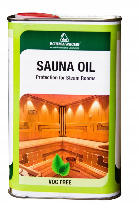 Zabezpieczający olej do saun 1L Bezbarwny Borma
