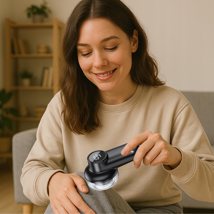 GOLARKA DO UBRAŃ TKANIN SWETRÓW MOCNA AKUMULATOROWA USB-C 3 TRYBY 6