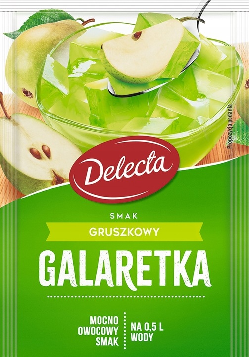 Galaretka Delecta mix 10 smaków do deserów, mleczna i klasyczna