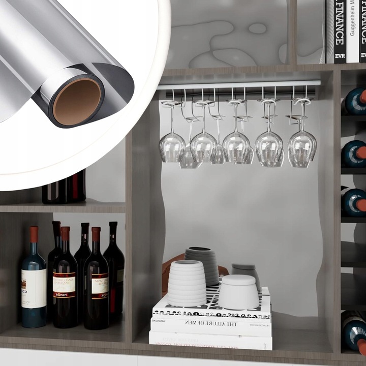 FOLIA LUSTRO WENECKIE OKIENNA SAMOPRZYLEPNA LUSTRZANA DO SZYB OKNA 50x152cm