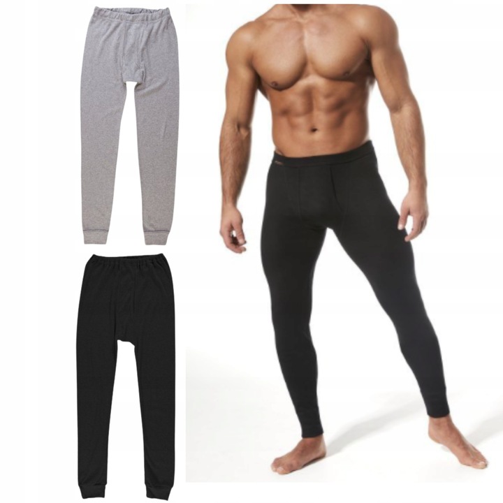 3X męskie KALESONY TERMOAKTYWNE Bawełniane L/XL