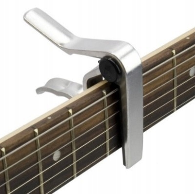 KAPODASTER GITARY AKUSTYCZNEJ KLASYCZNEJ ELEKTRYCZNEJ KAPO CAPO + KOSTKA